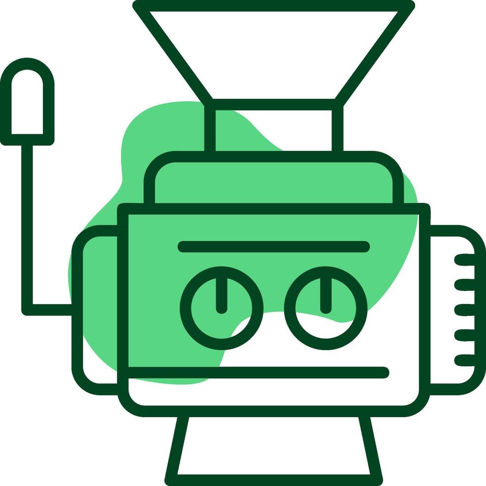 Meat grinder Outline Style Icon vector
