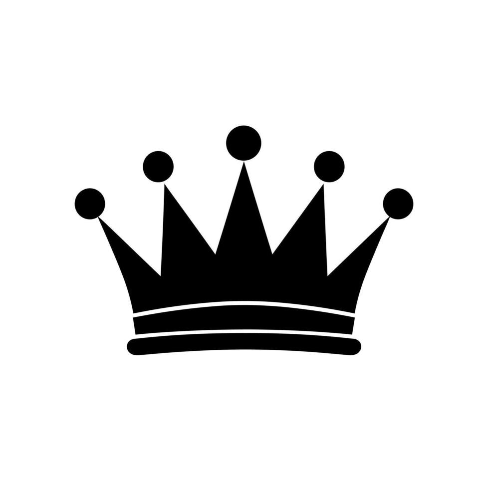 Elegant crown design suitable for various decorative purposes and events vector