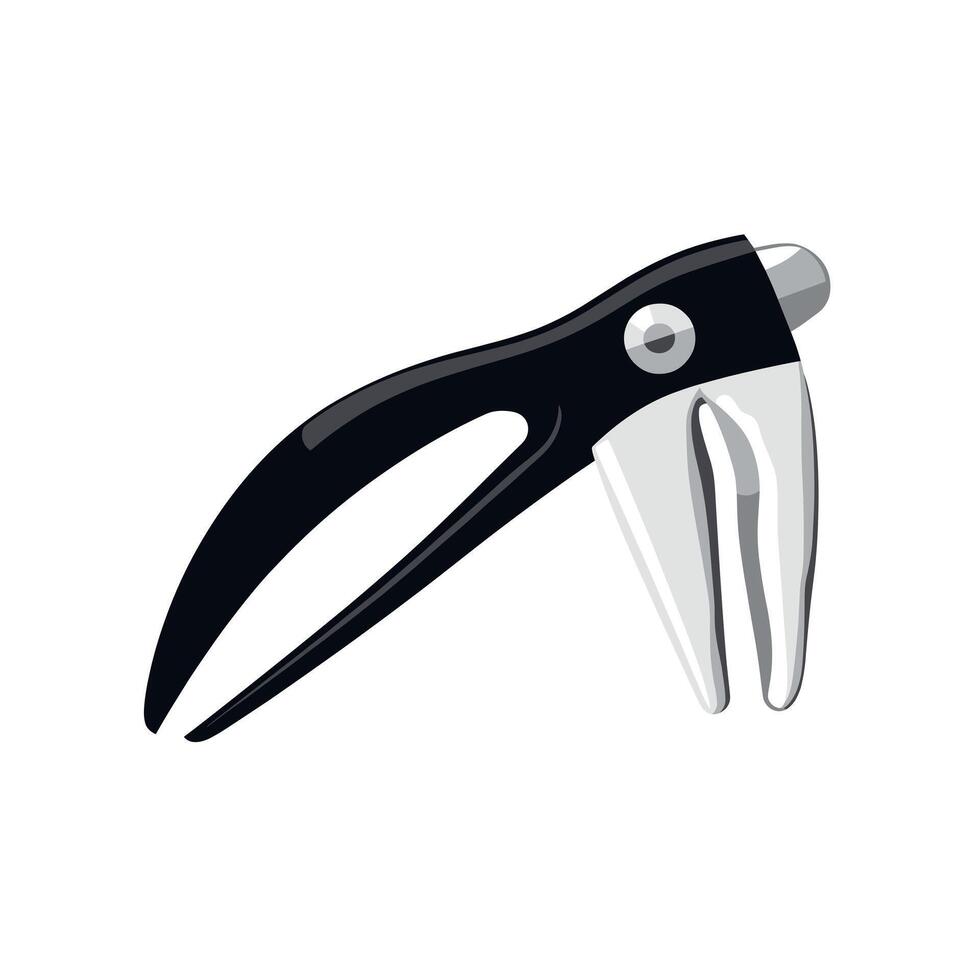 Tool for opening bottle caps and lids commonly found in kitchens and bars vector