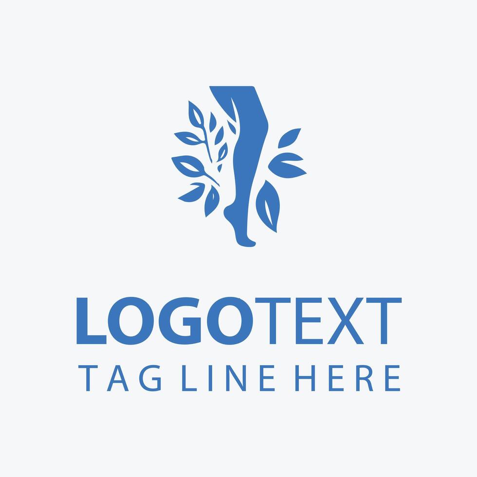 Leg Vivid natural logo vector
