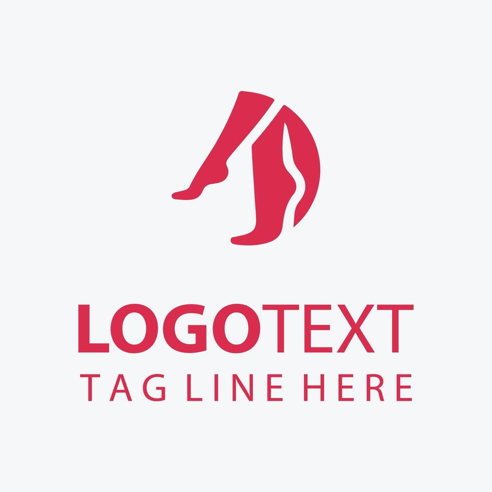 Walk Natural leg logo vector