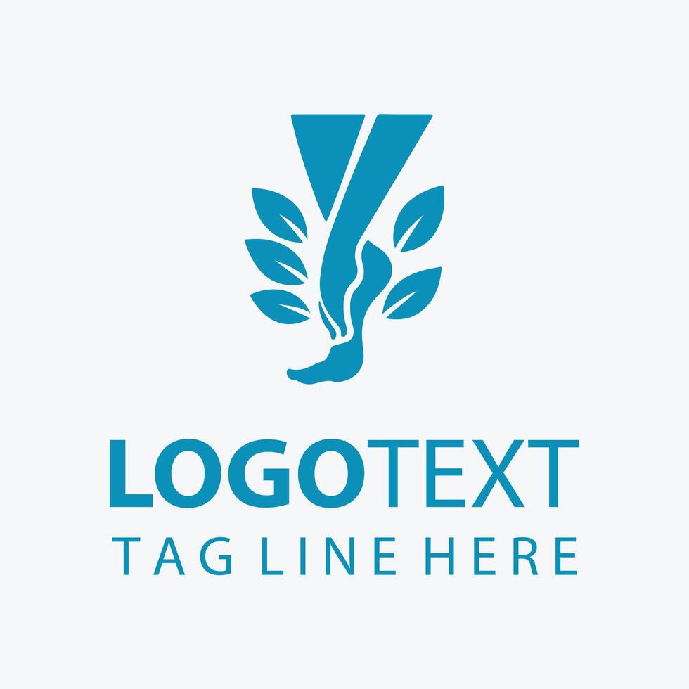 Fresh Leg natural logo vector