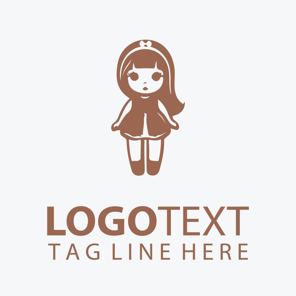 Baby Doll land logo vector