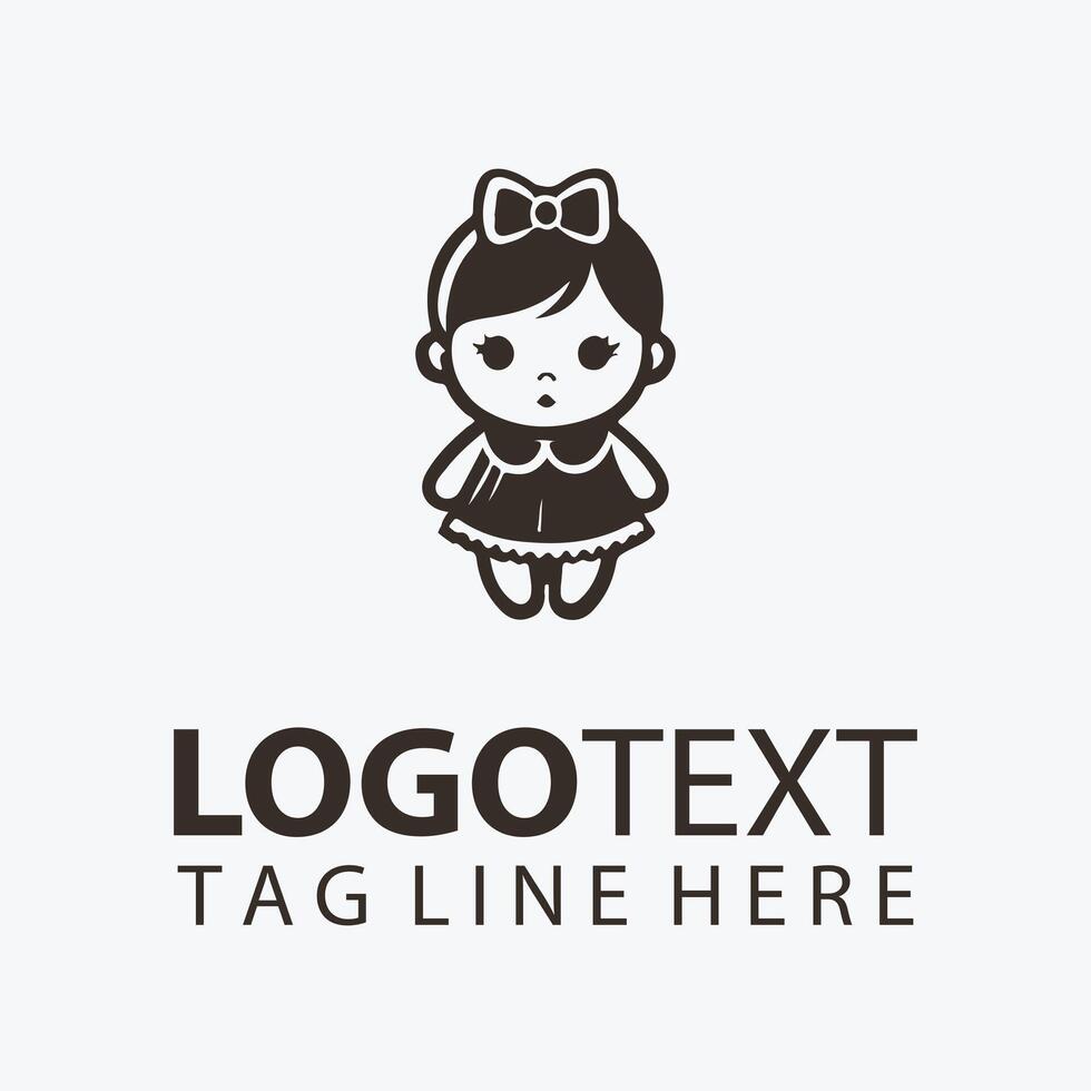 Tiny Treasures Baby Doll Logo vector