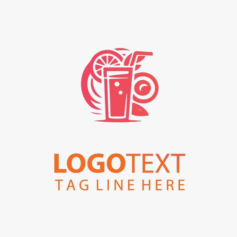 Bright Sip juice logo vector