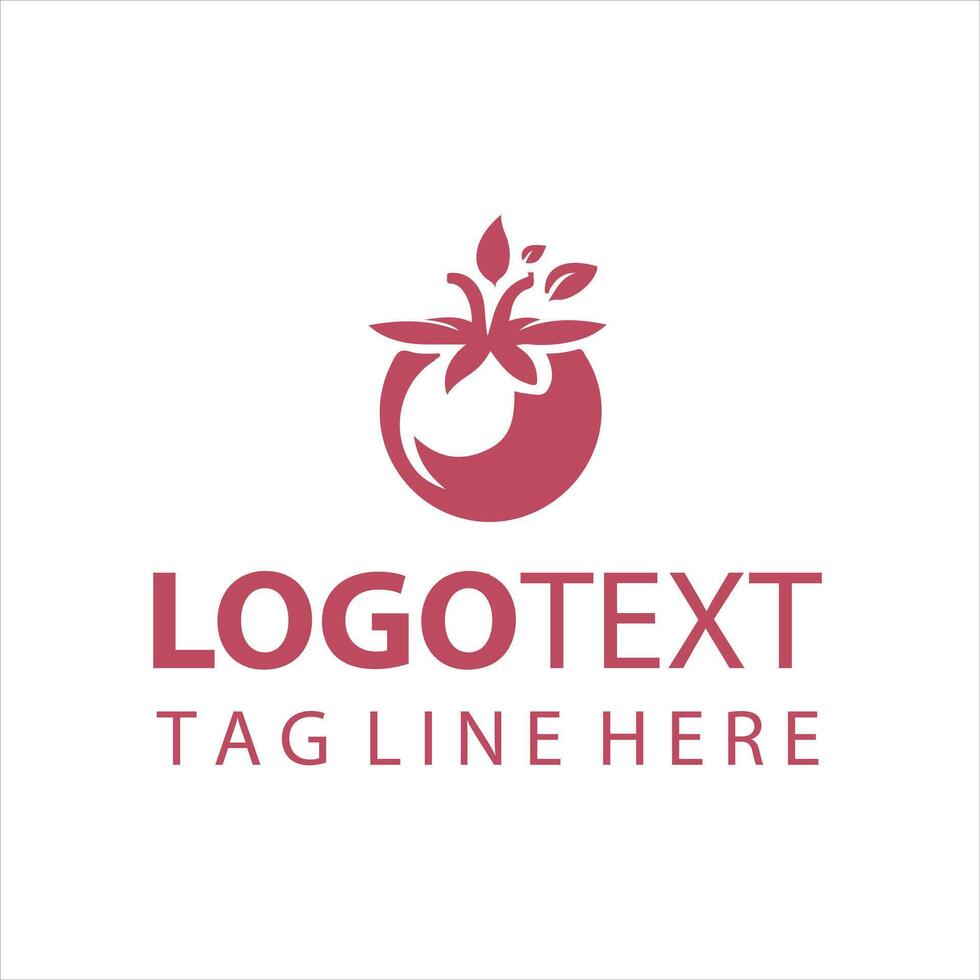 Tomato Sprout Logo vector
