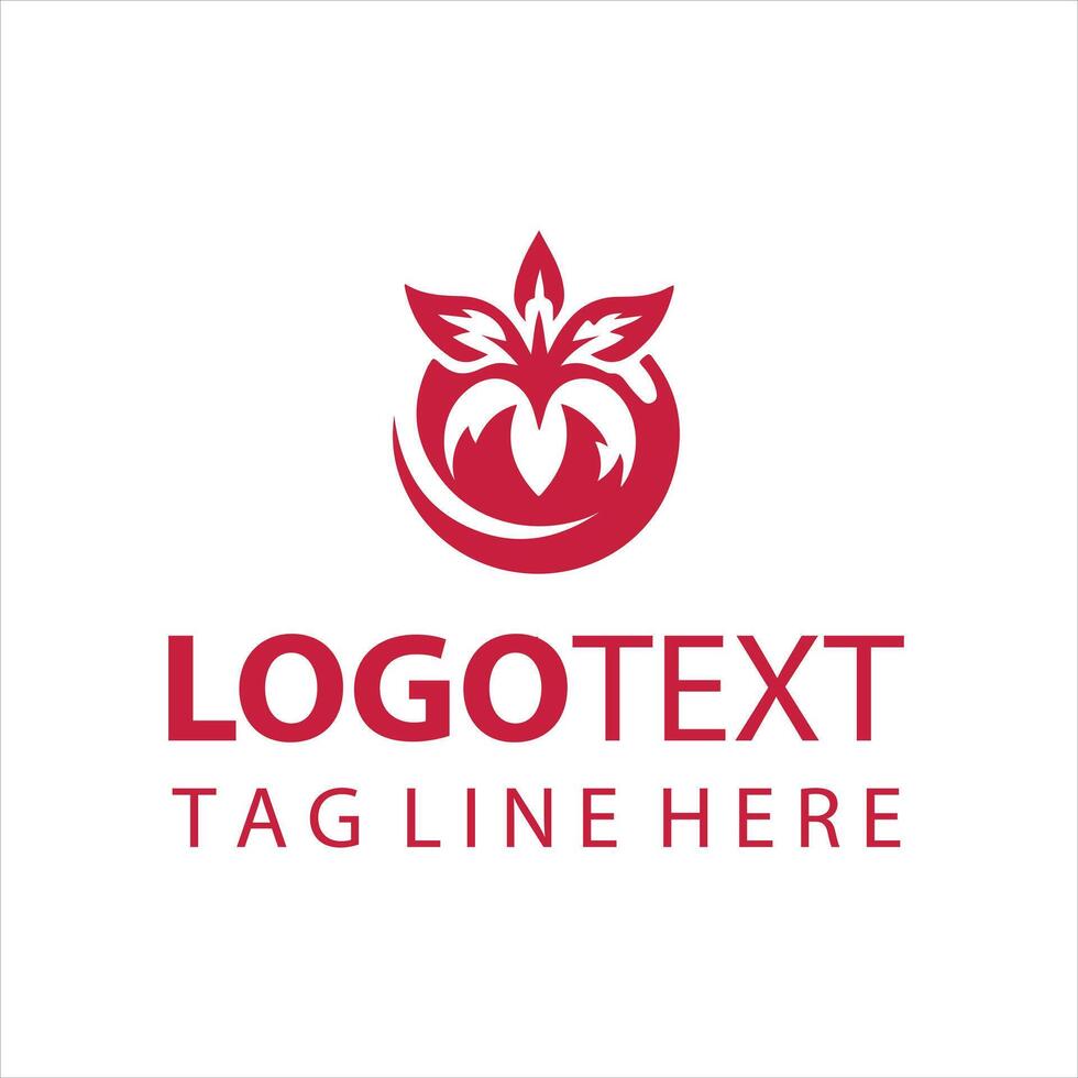 The Red Spot Tomato Logo vector