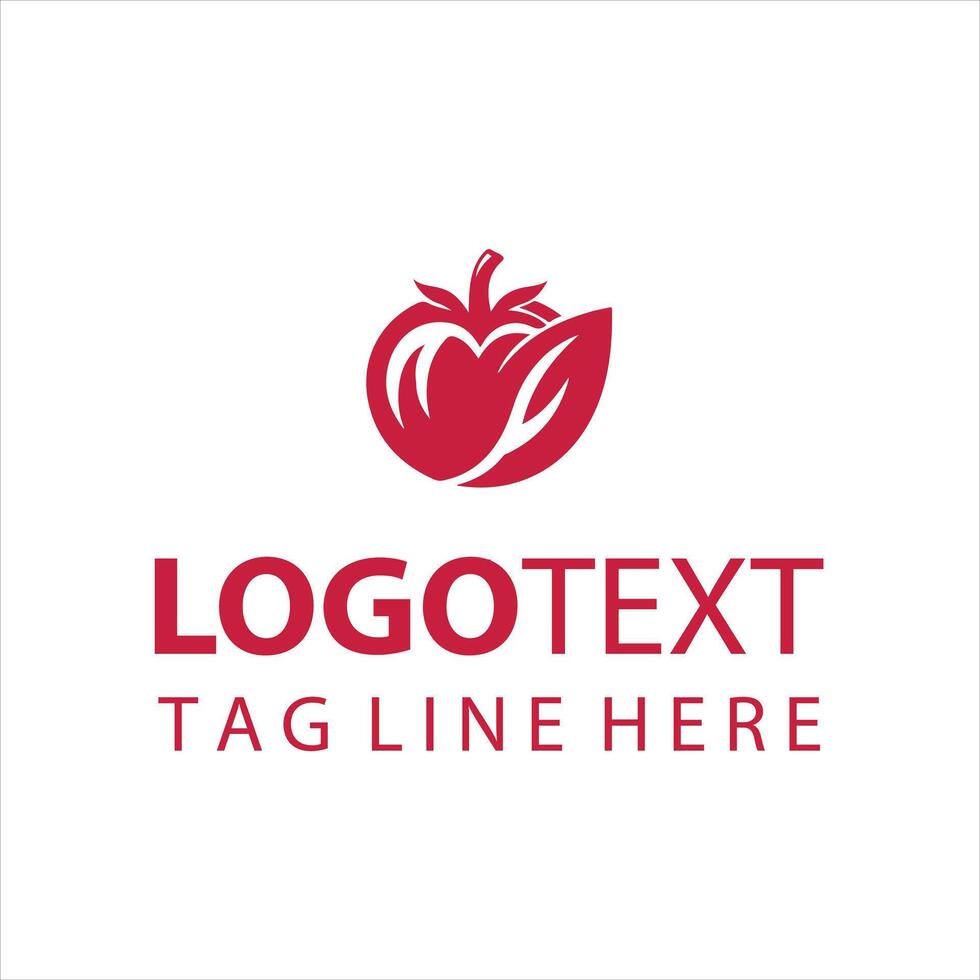 Vine And Tomato Logo vector