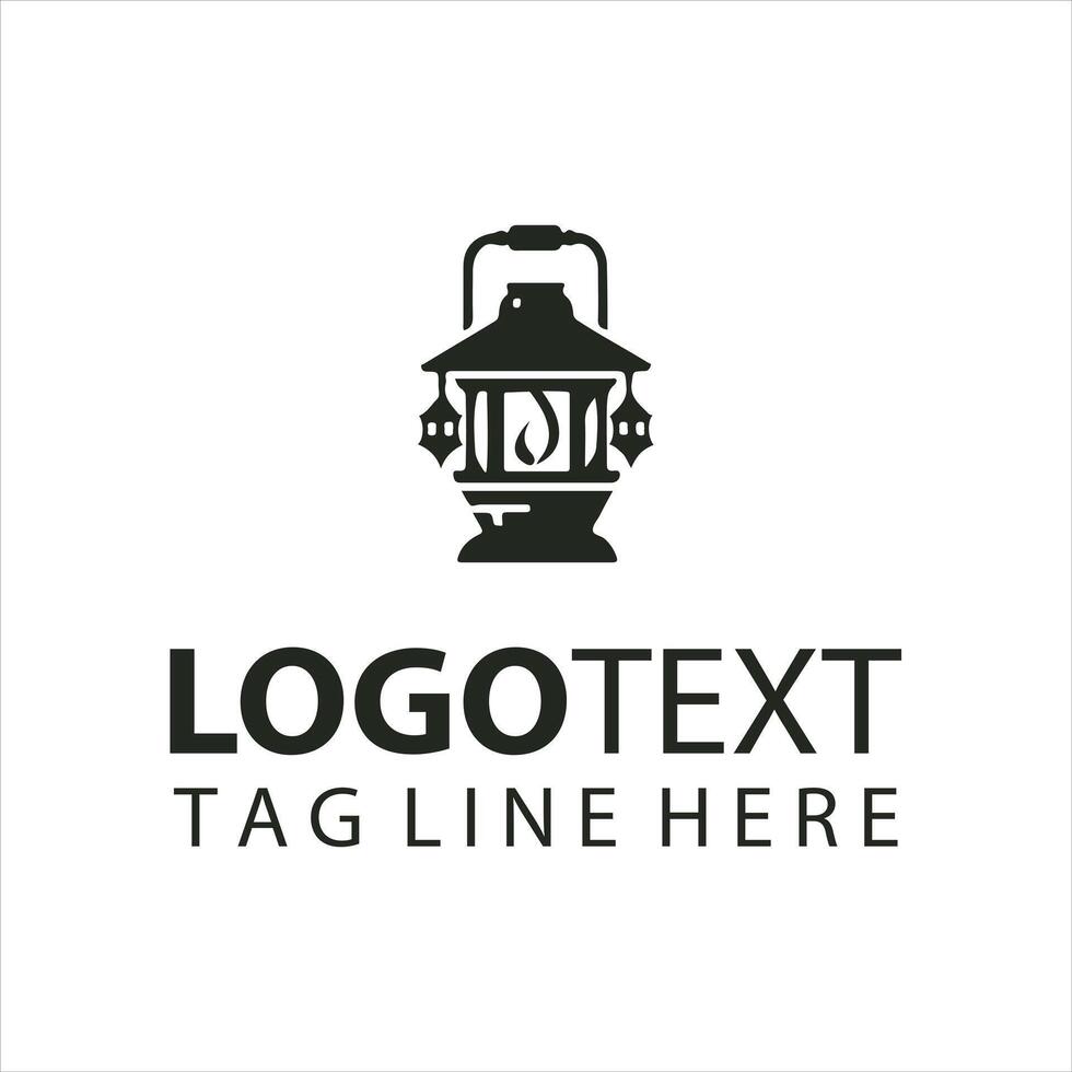Glowing Lanterns logo vector