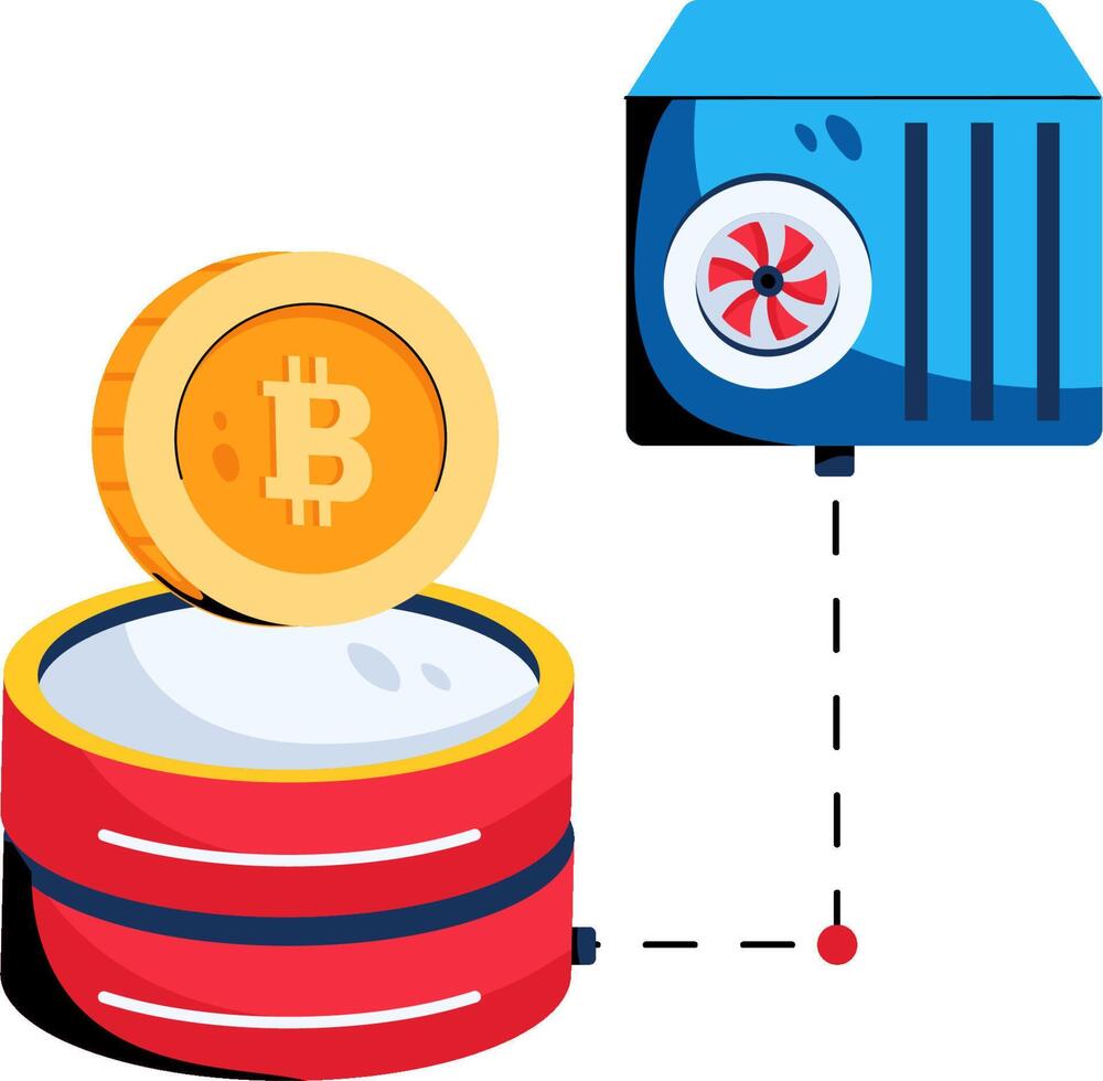 Bitcoin mining with a bitcoin miner vector