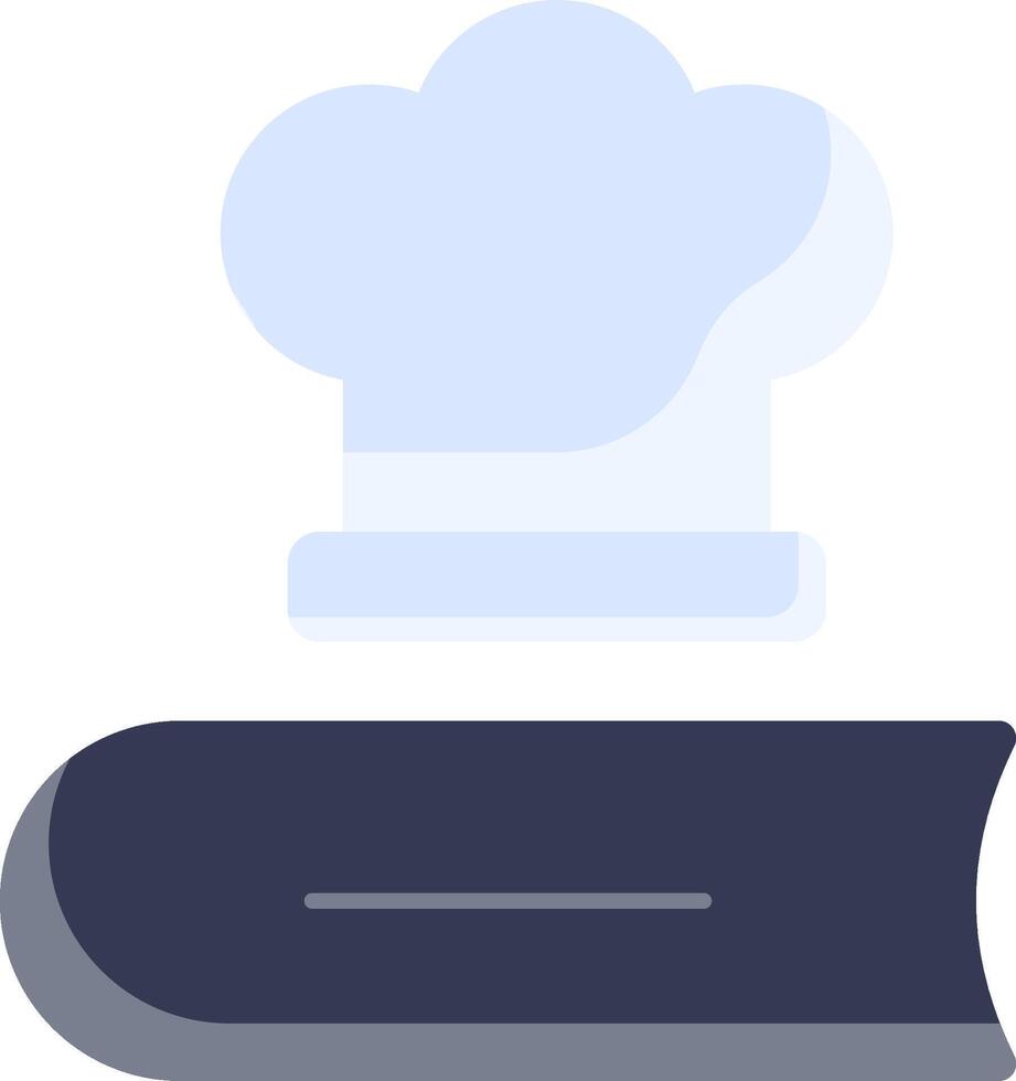 A chef hat on top of a book vector