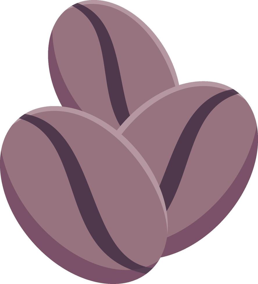 Coffee beans icon illustration vector