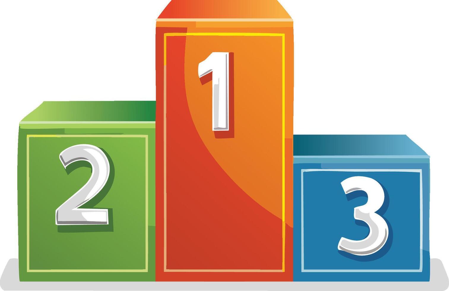 illustration championship podium vector