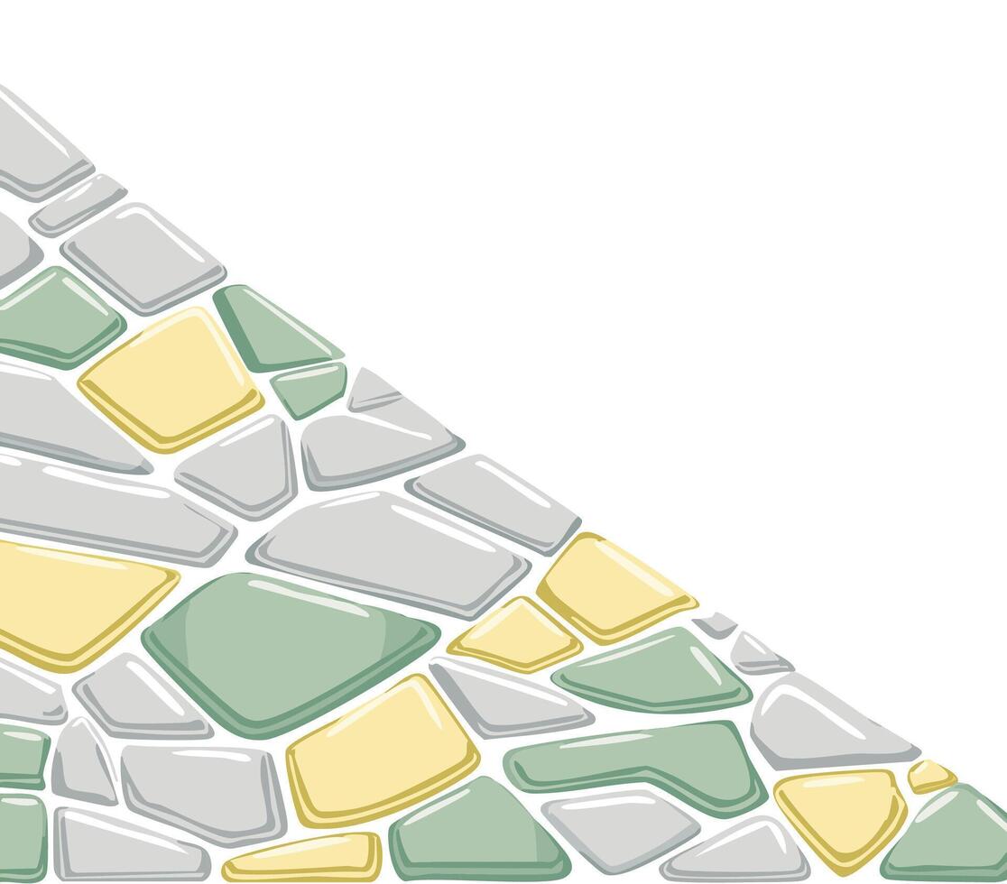 rocks on a white background vector