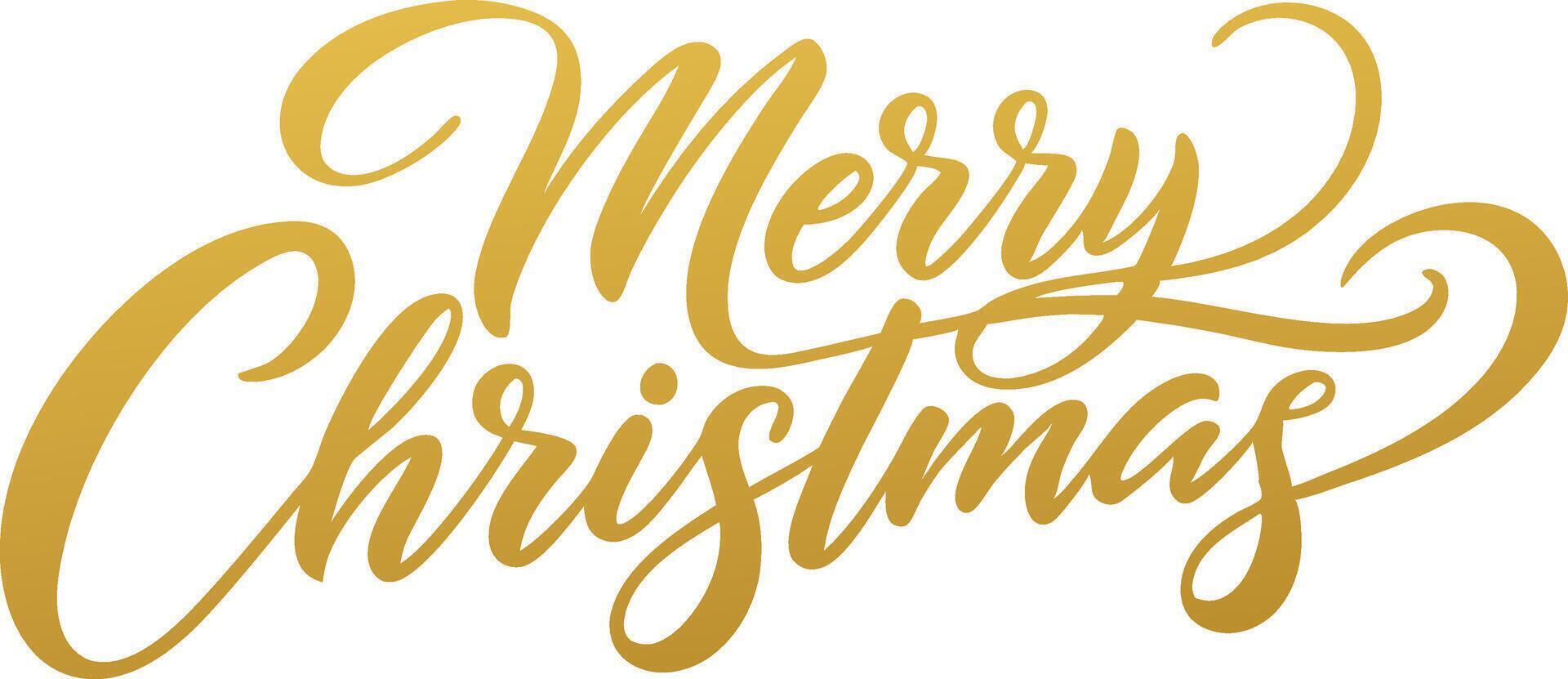 Merry Christmas Text design. vector