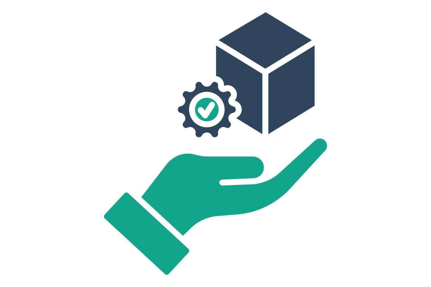 Product icon. solid icon style. icon related to procurement. procurement management elements illustration vector