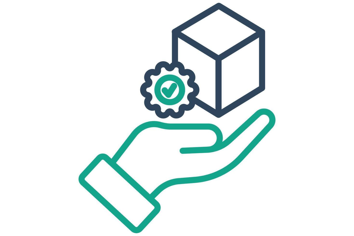 Product icon. line icon style. icon related to procurement. procurement management elements illustration vector