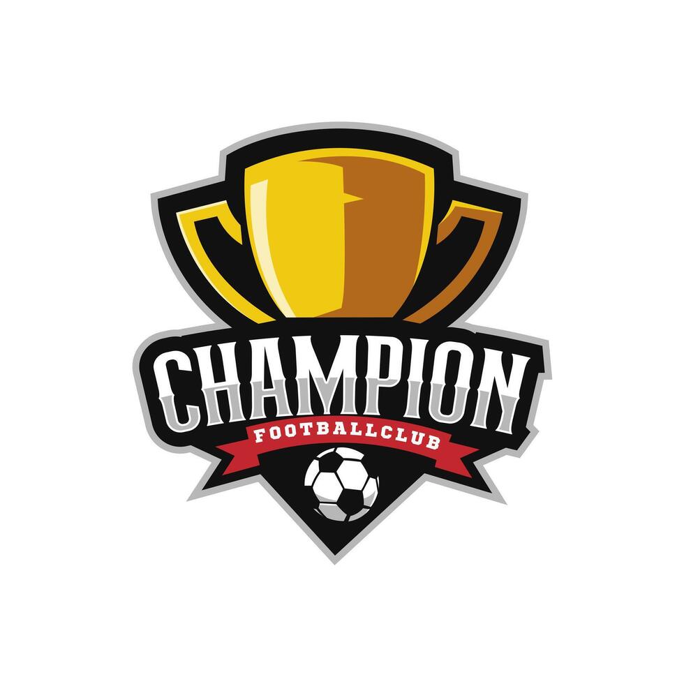 Trophy Champion Sports Logo vector