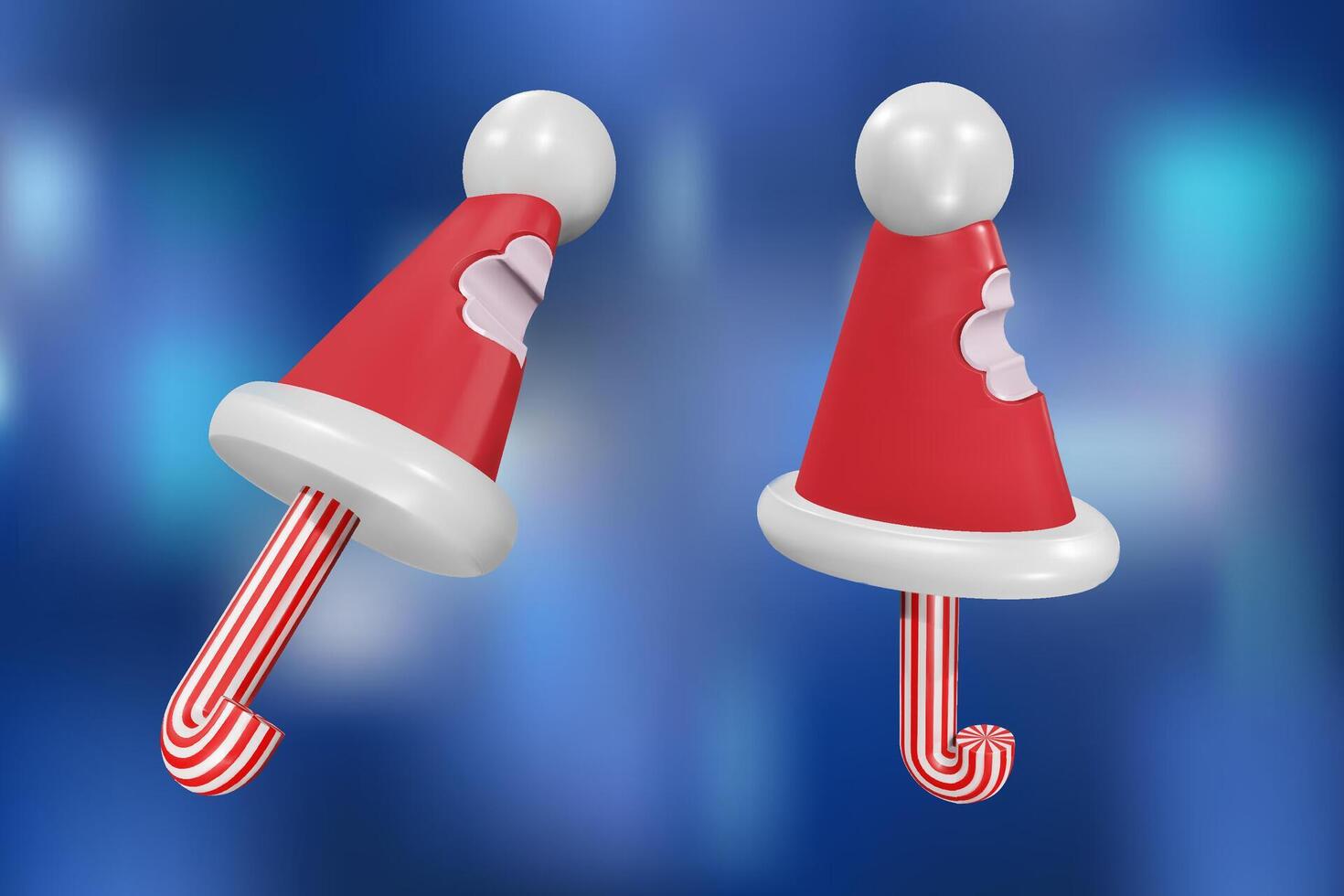 Ice Cream Christmas vector