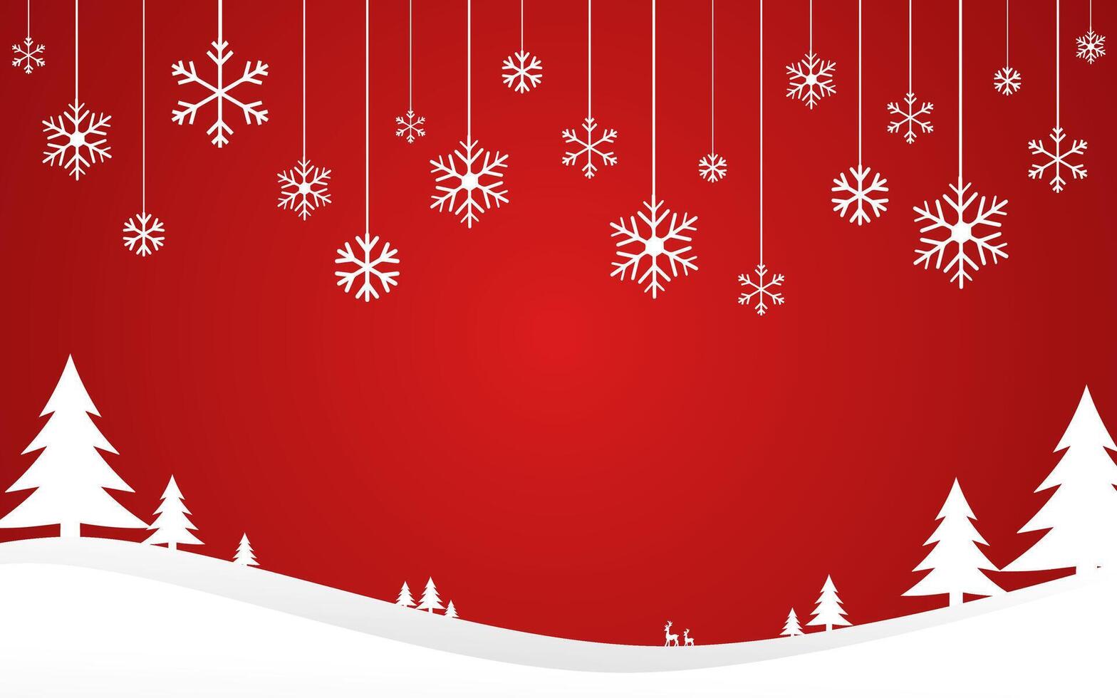 Merry christmas wallpaper design vector