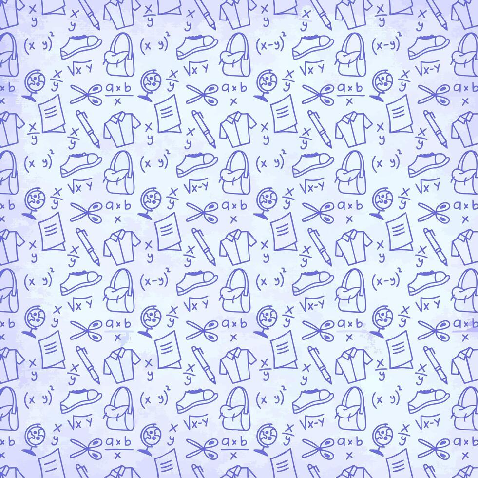 back to school themed background vector