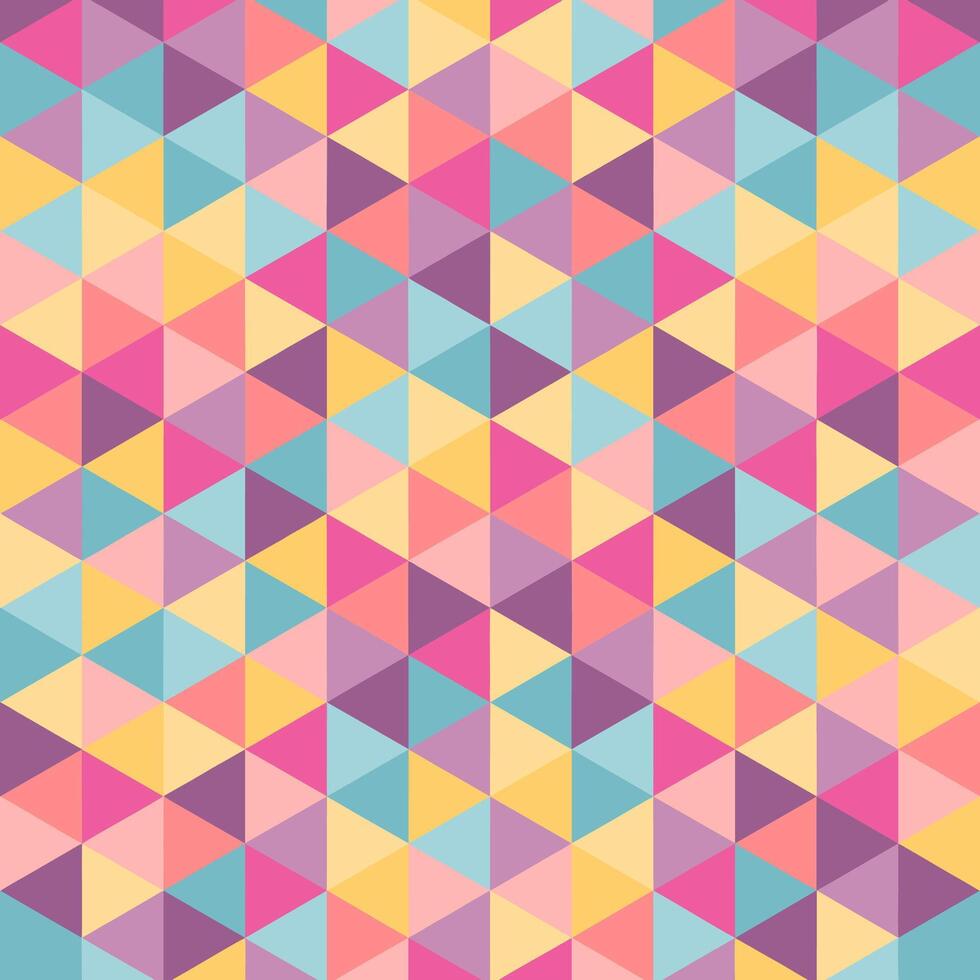 a colorful geometric background with triangles vector