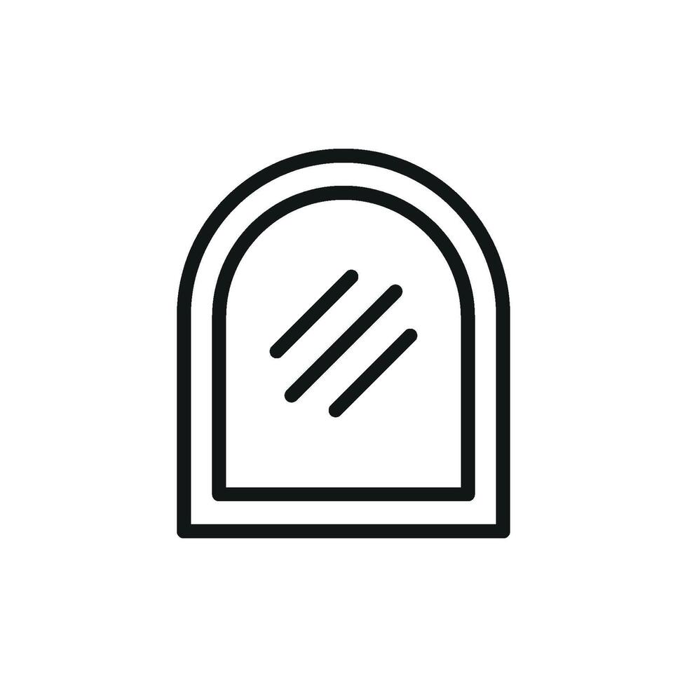 Icon concept displayed in a modern and simple mirror graphic design vector
