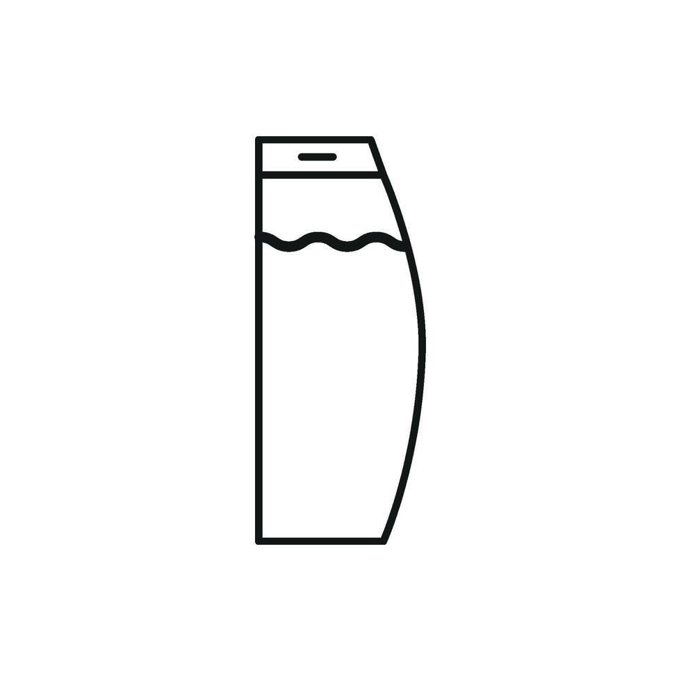 Shampoo icon graphic expressing a simple modern design concept vector
