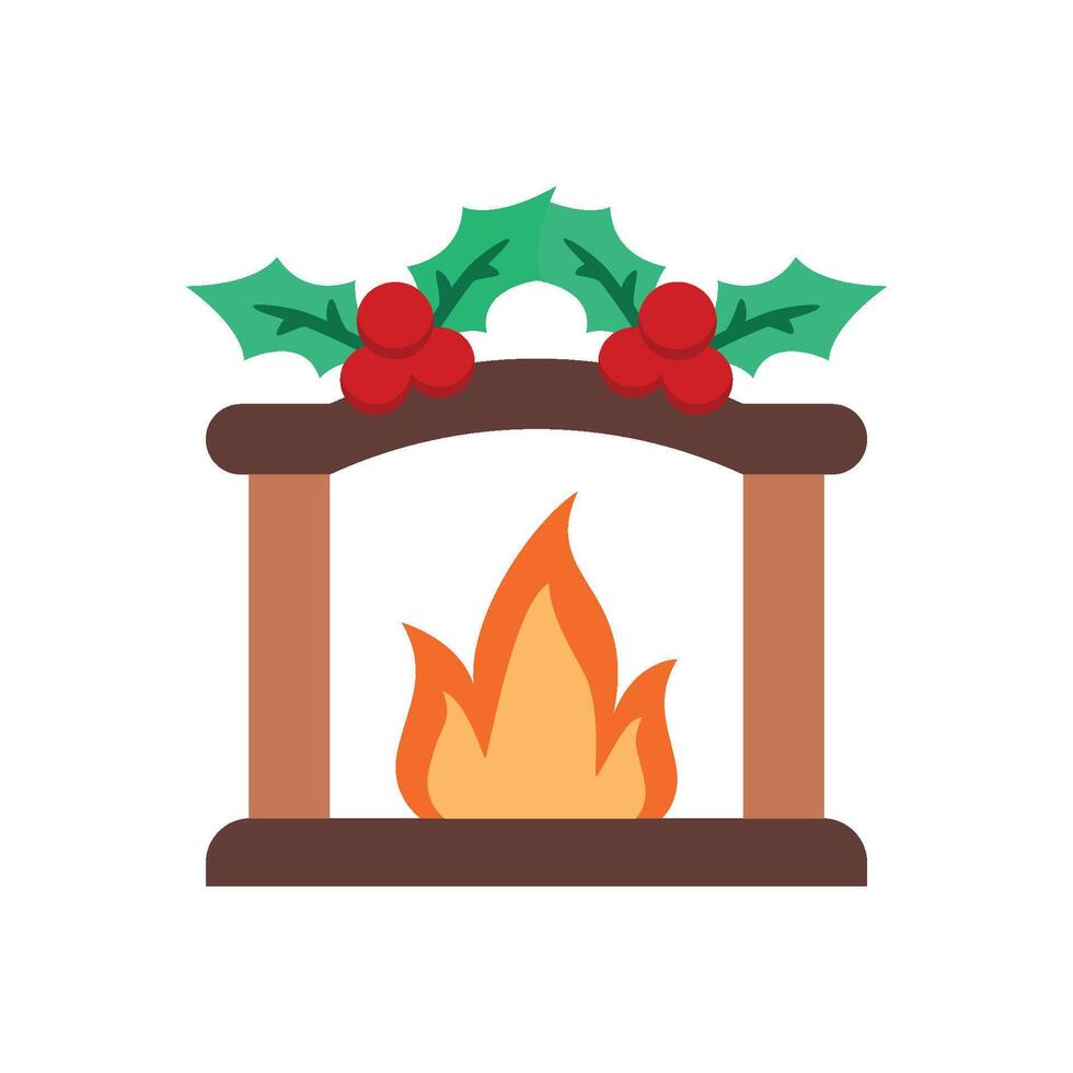 Chimney graphic expressing a simple modern design concept vector