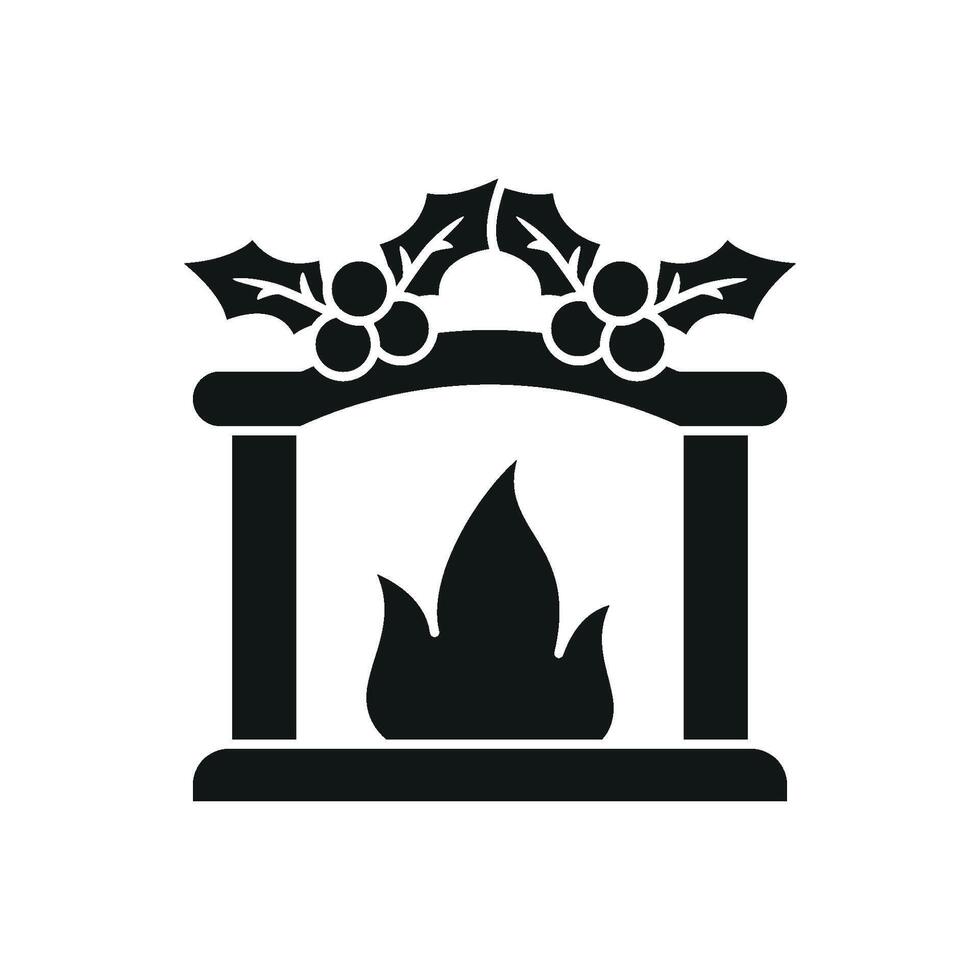 Concept highlighted through a simple and modern chimney design graphic vector