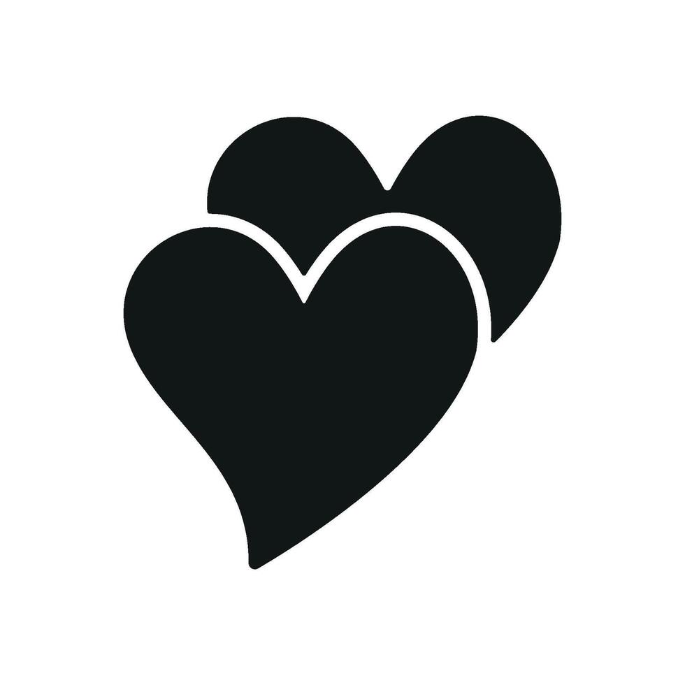 Love sign shape heart graphic blends simplicity with modern elegance vector