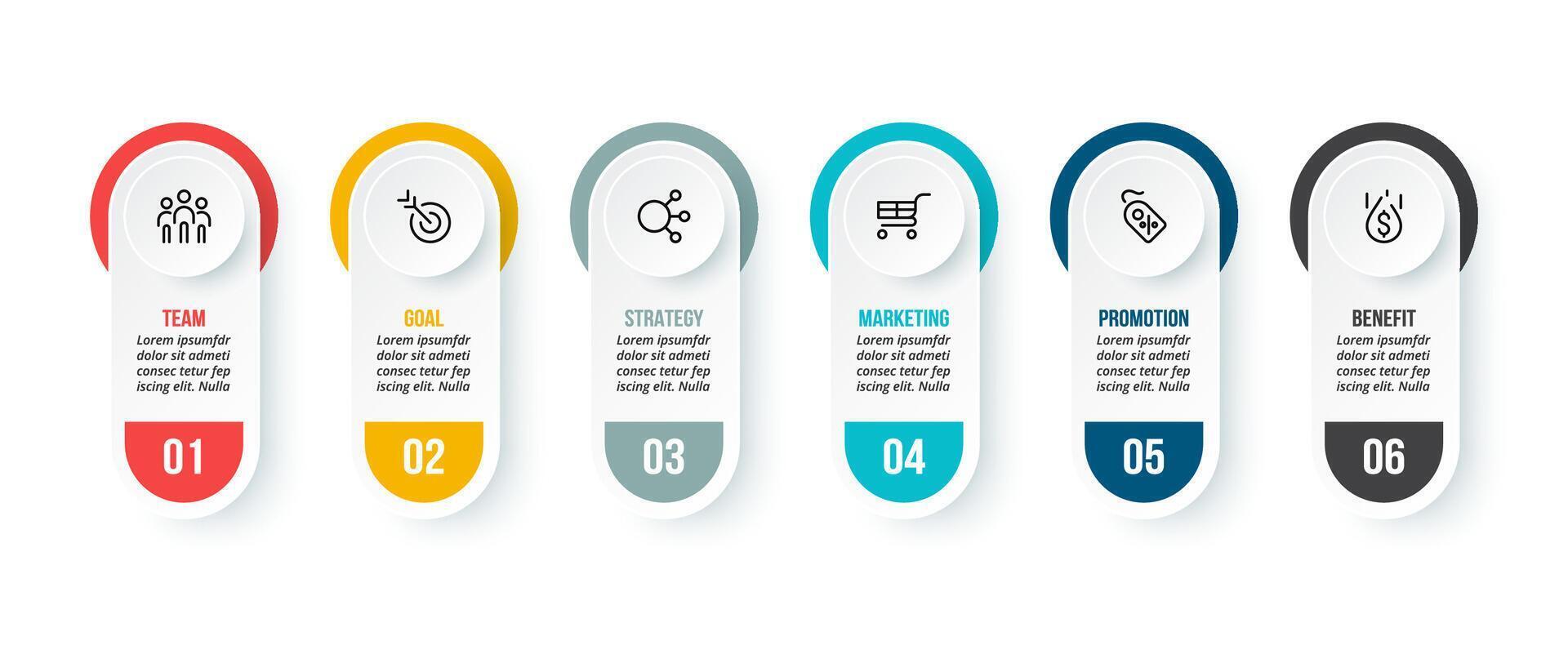 Infographic template for business. vector