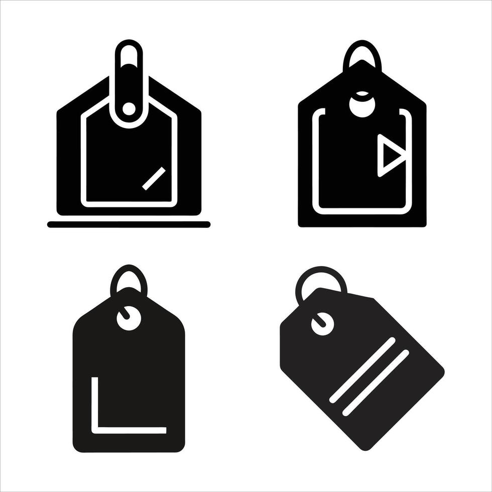 Sacred Tags Simple Designs for Deep Meaning vector