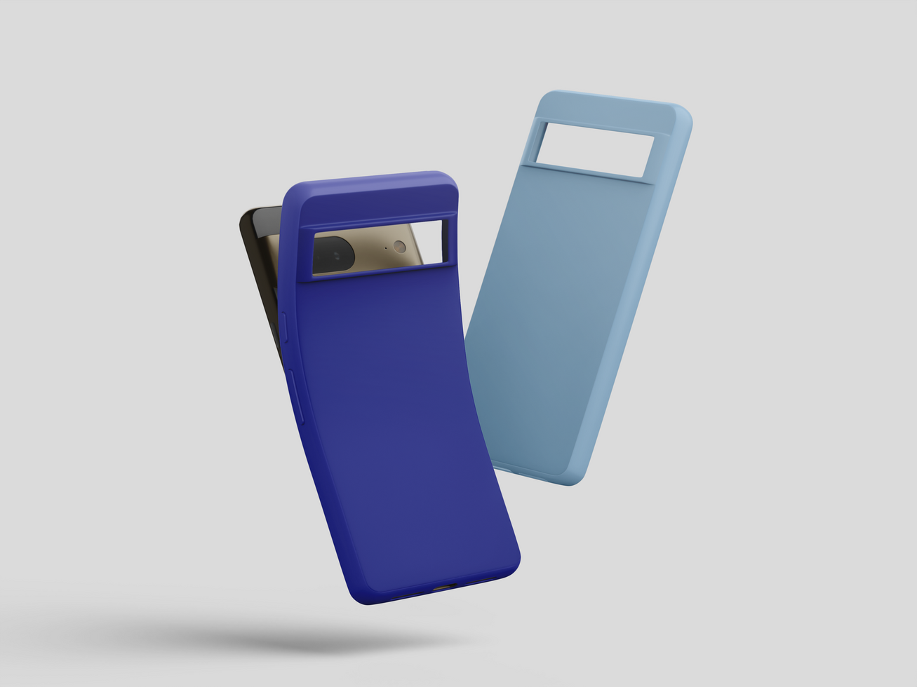 Case App Mockup 3D Render psd
