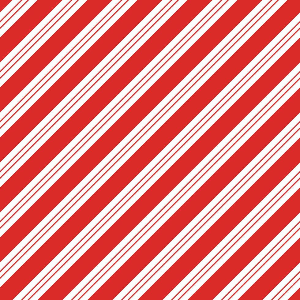 Candy cane background. Diagonal stripes seamless pattern. Peppermint wrapping texture. Red candy cane stripes. illustration vector