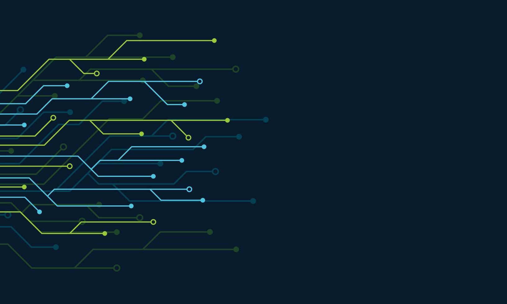 Circuit board technology banner. Circuit board background. Futuristic circuit board banner. illustration vector
