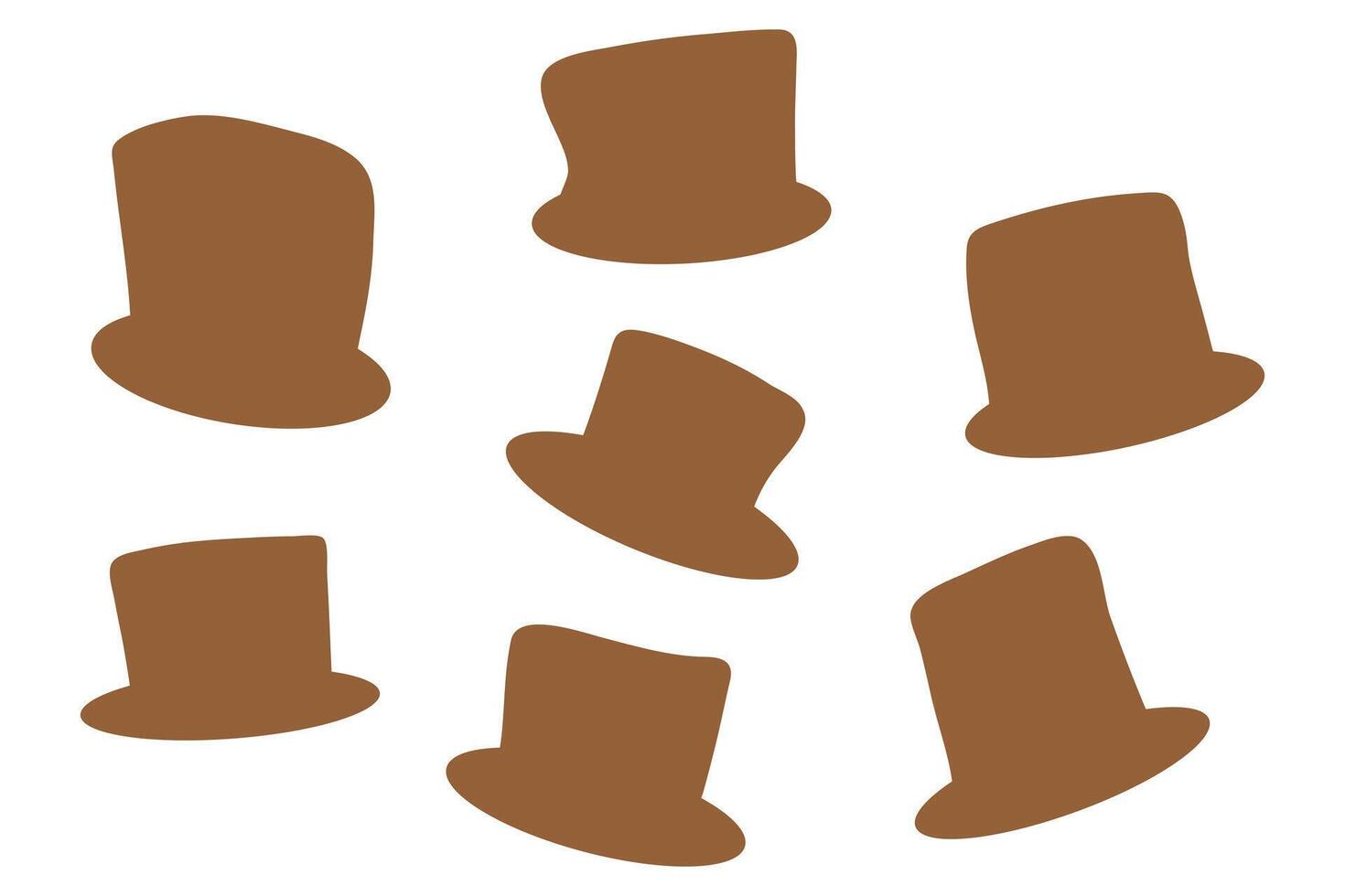 Simple hat icon set. Fashion design vector