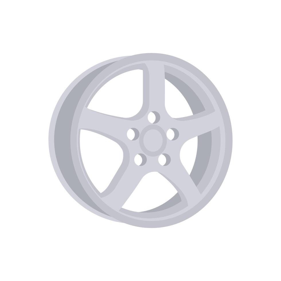 Alloy Wheel, Automotive Illustration vector