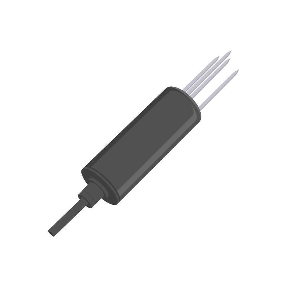 Soil Sensor Flat Icon, illustration vector
