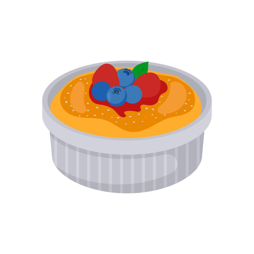 Souffle, Sweets Illustration vector