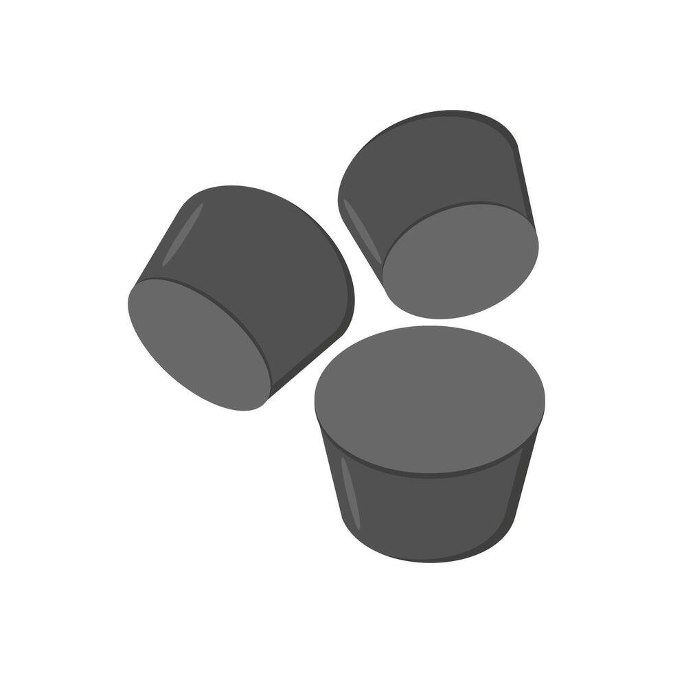 Rubber Stopper Flat Icon, illustration vector