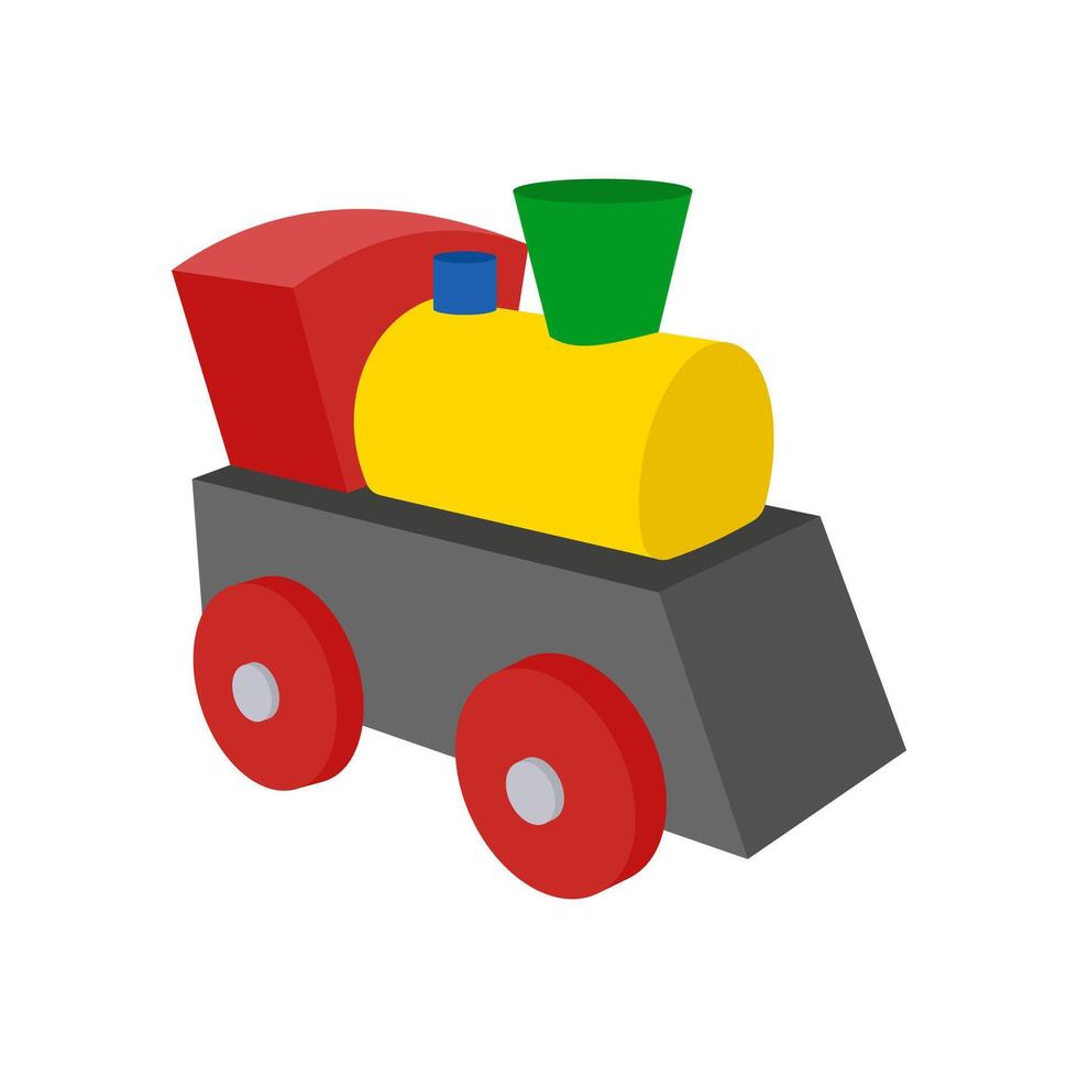 Train Toy, Kindergarten illustration vector