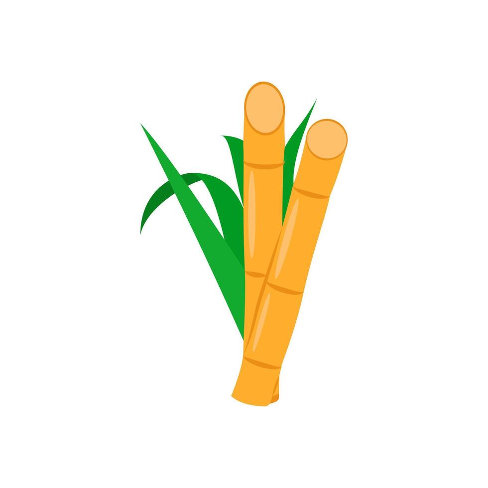 Sugar Cane Flat Icon, illustration vector
