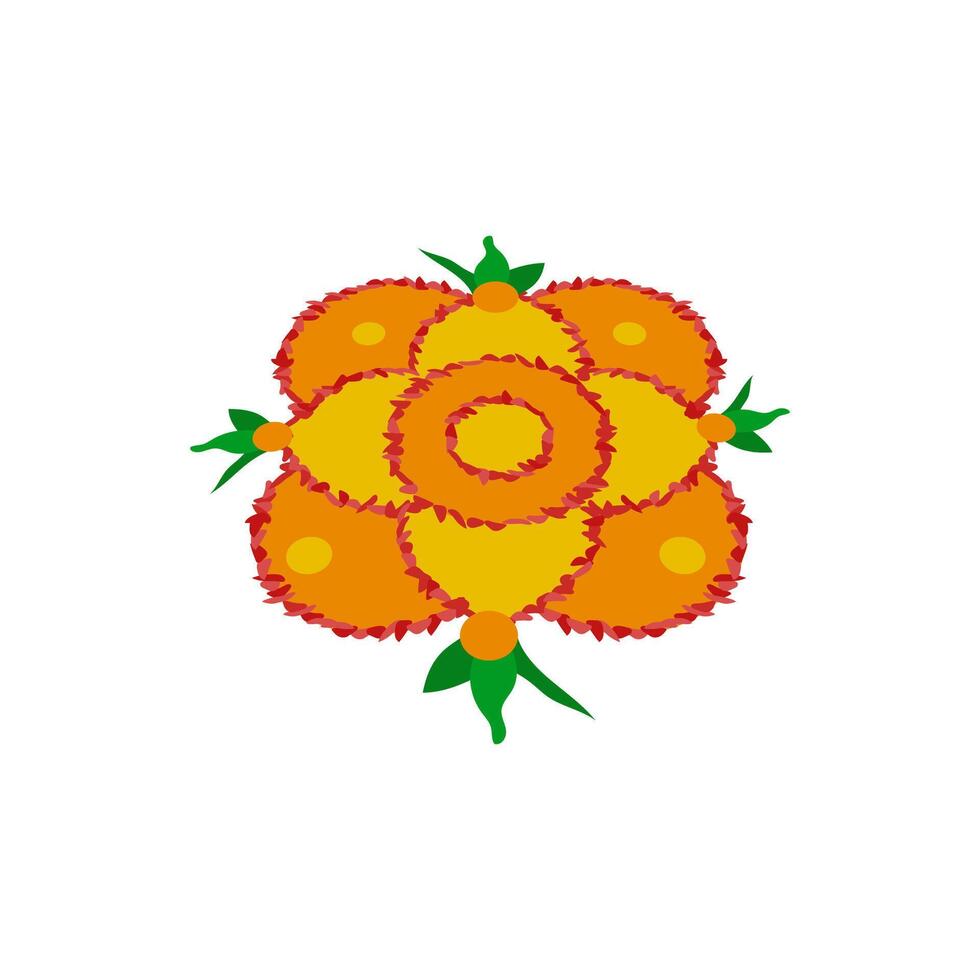 Rangoli, Diwali, Hindu, Indian Symbol Illustration vector