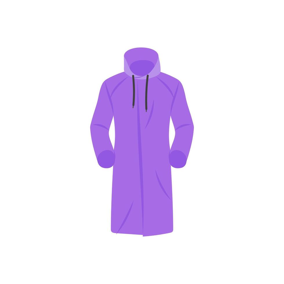 Rain Coat , Autumn illustration vector