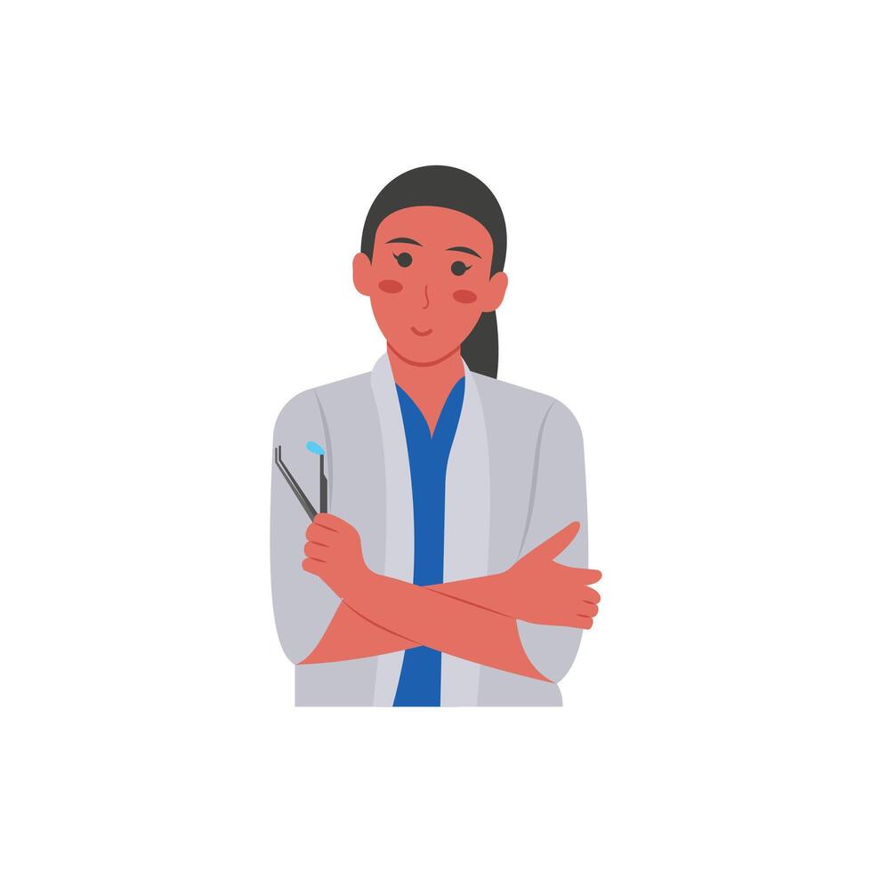 Dentist Flat illustration vector