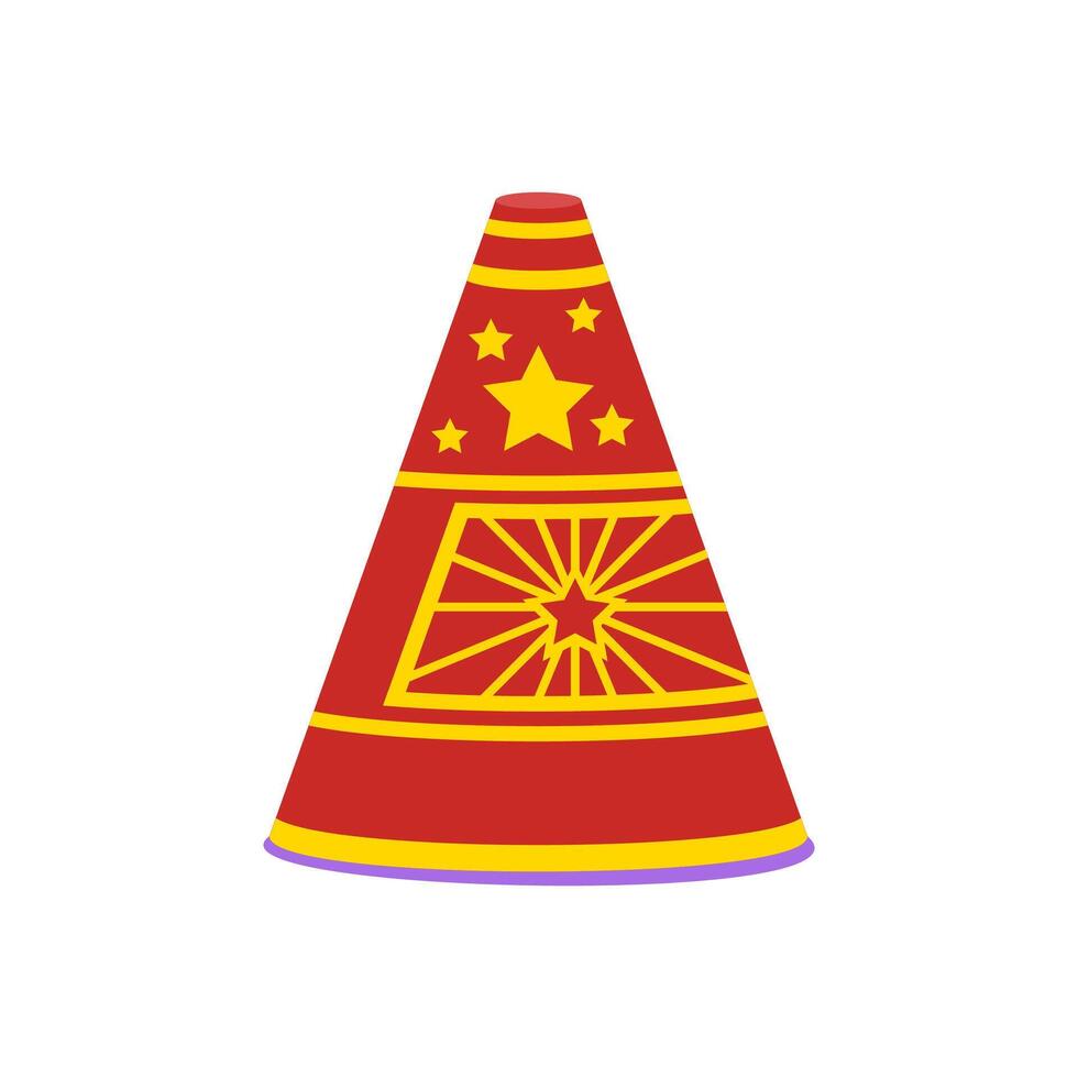 Flower Pot Cracker, Diwali, Hindu, Indian Symbol Illustration vector