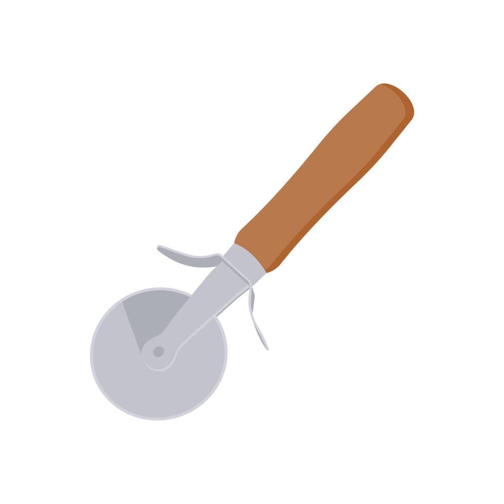Pizza Cutter Flat Icon, illustration vector