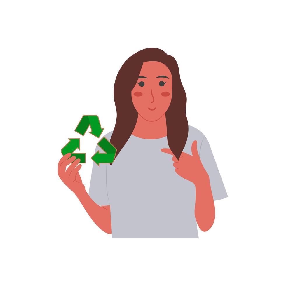 Eco Activist Illustration vector