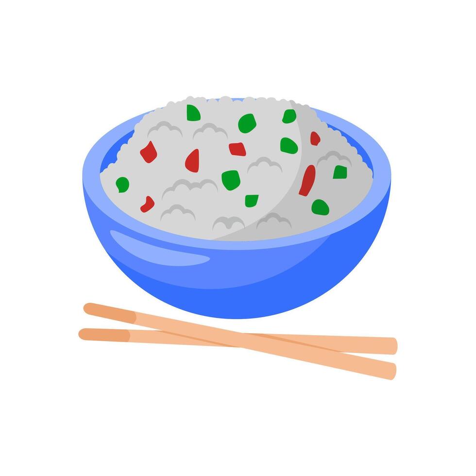 Chinese Rice, China Symbols Illustration vector